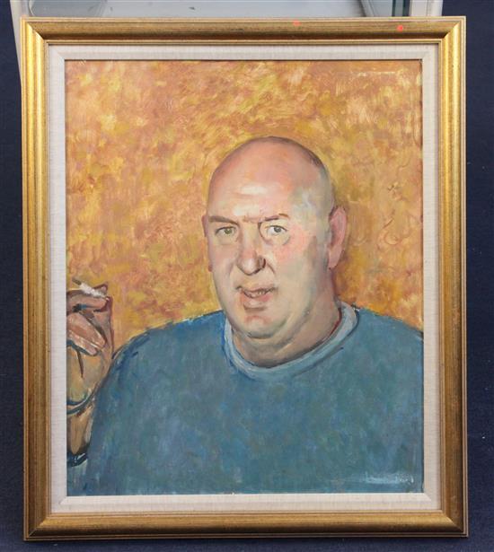 § Ruskin Spear (1911-1990) Portrait of Sid Head 24 x 20in.